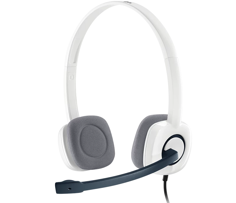 Гарнитура Logitech H150, Белый ,Garnitura Stereo Headset, 20-20000Hz, 122dB, 1.8m cable, cloud white, [981-000350]