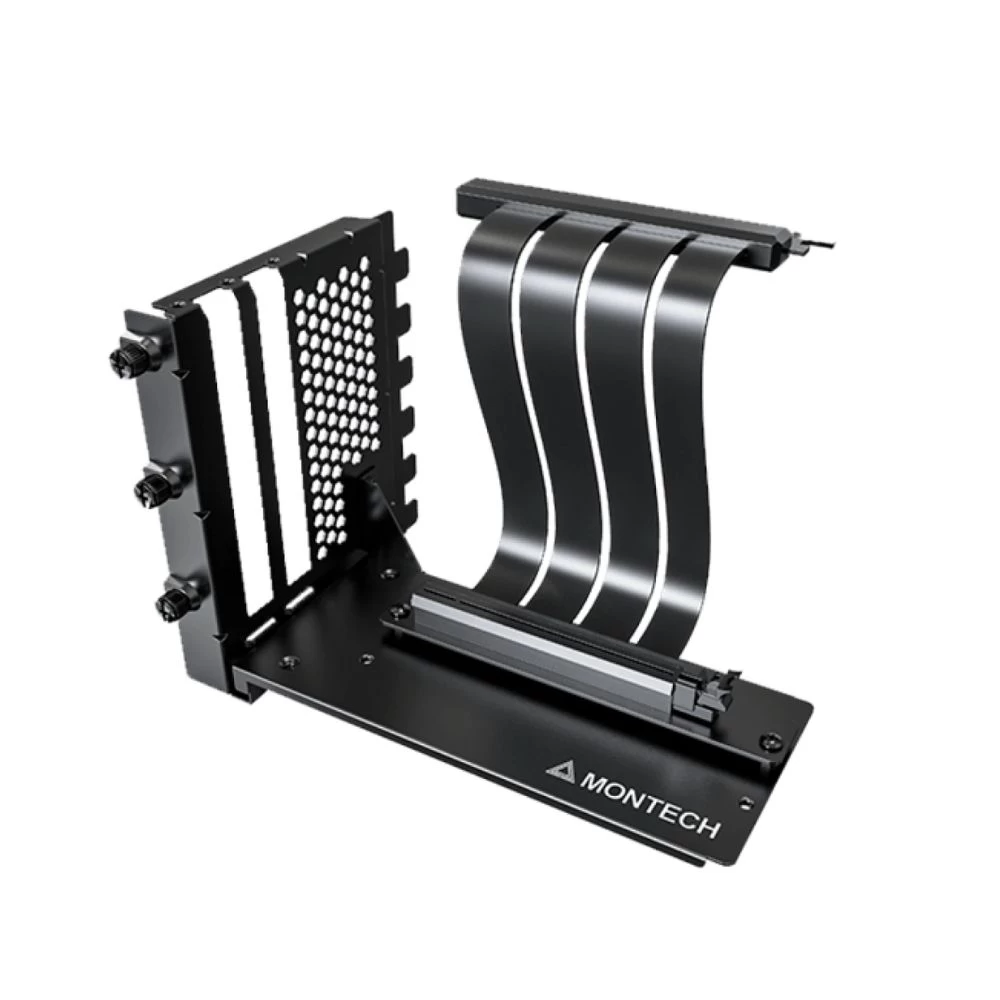 Вертикальный держатель видеокарты Montech VGM2 (B) PCIe 5.0x16/Up to 3 PCIe Slots/244mm Черный