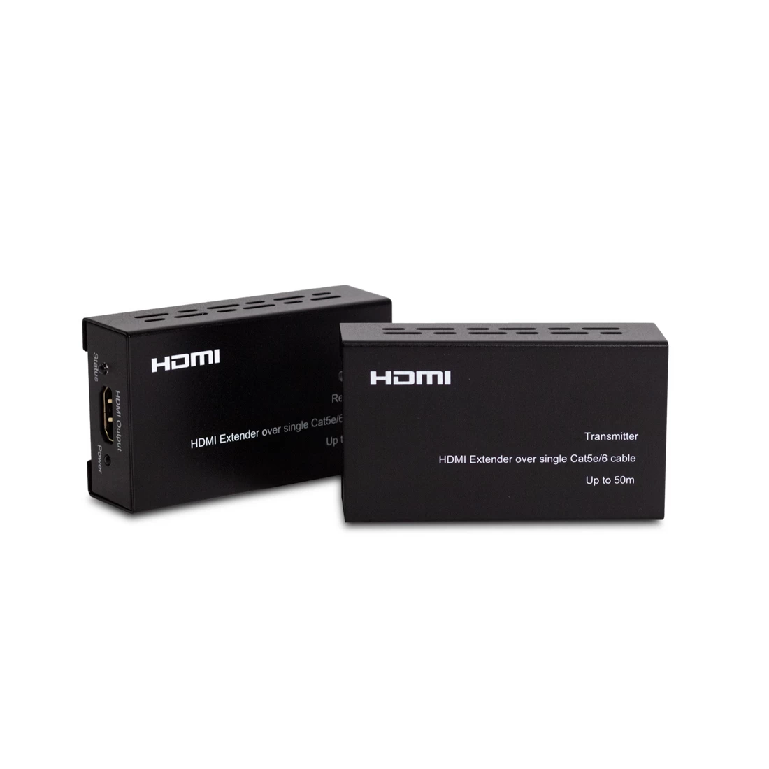 Удлинитель Extender DELUXE, HDEX-50m, Передатчик-приёмник HDMI сигнала, Дистанция до 50м по Cat5e/6,