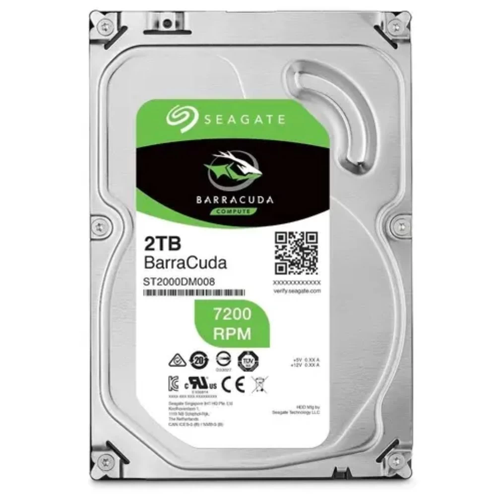 Винчестер 2Tb Seagate Barracuda SATA6Gb/s 7200rpm 256Mb 3,5" ST2000DM008