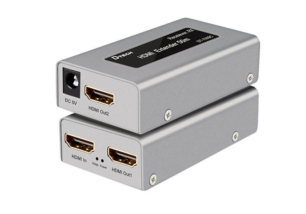 Удлинитель Extender HDMI `Dtech` DT-7009C, удл-ль до 50м
