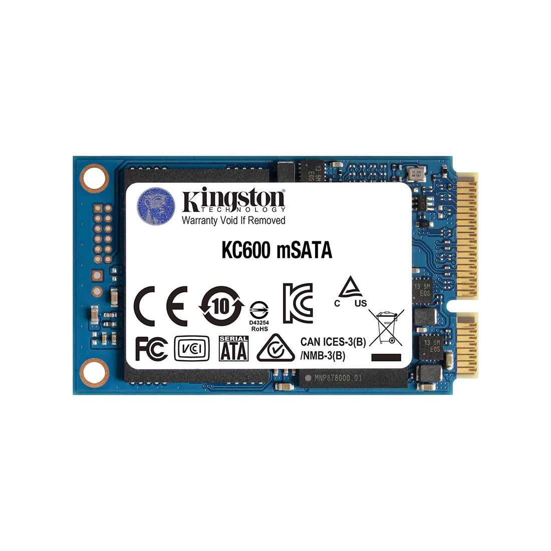 256 GB SSD Kingston, SKC600MS/256G, 256 GB, M.SATA, 550/500 Мб/с НЕ NVMe!!!!