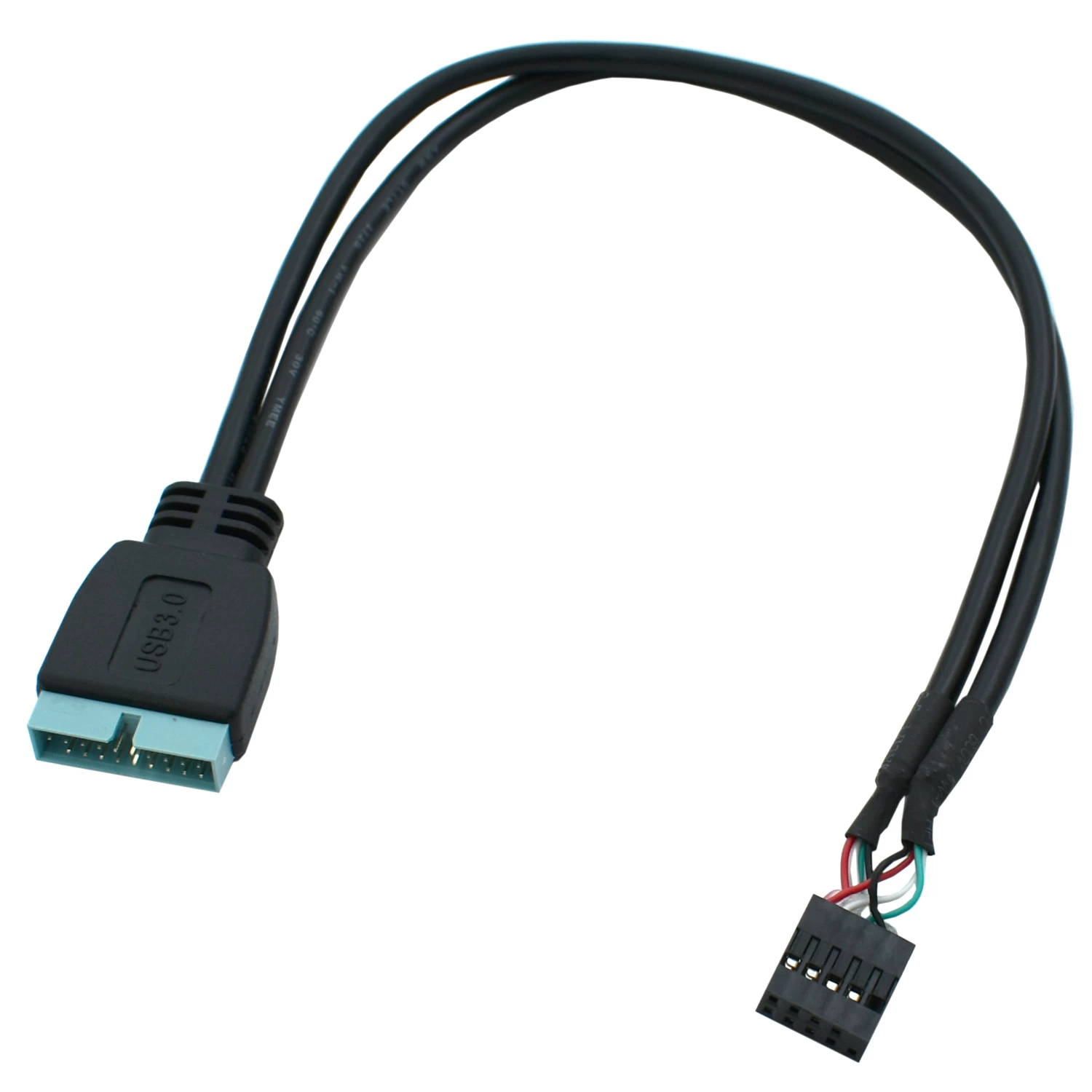 Кабель 9 pin -> 19 pin, Cablexpert CC-U3U2-01 ,Cable converter for power supply (USB 3.0 ->2.0), 0.3m
