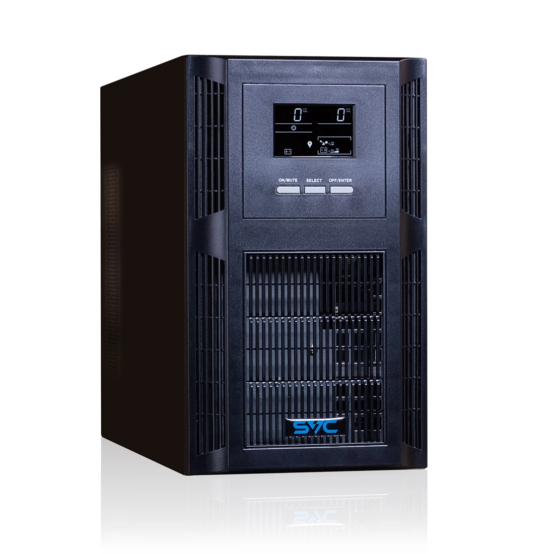 UPS, SVC, PT-3K-LCD, Мощность 3000ВА/2400Вт, PT-серия, On-Line, LCD\Tel.line\RS-232, SMART, Диапазон