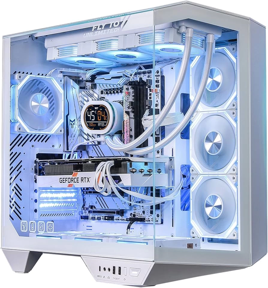 Ryzen 7 7800X3D/ B650M A ELITE AX ICE/ Вод,охл MineCube 360 Ultra/ 16 + 16 DDR5/ 1 Tb NVMe/ RX 9070 16 GB SAPPHIRE/ DY470/ Genin 1000W