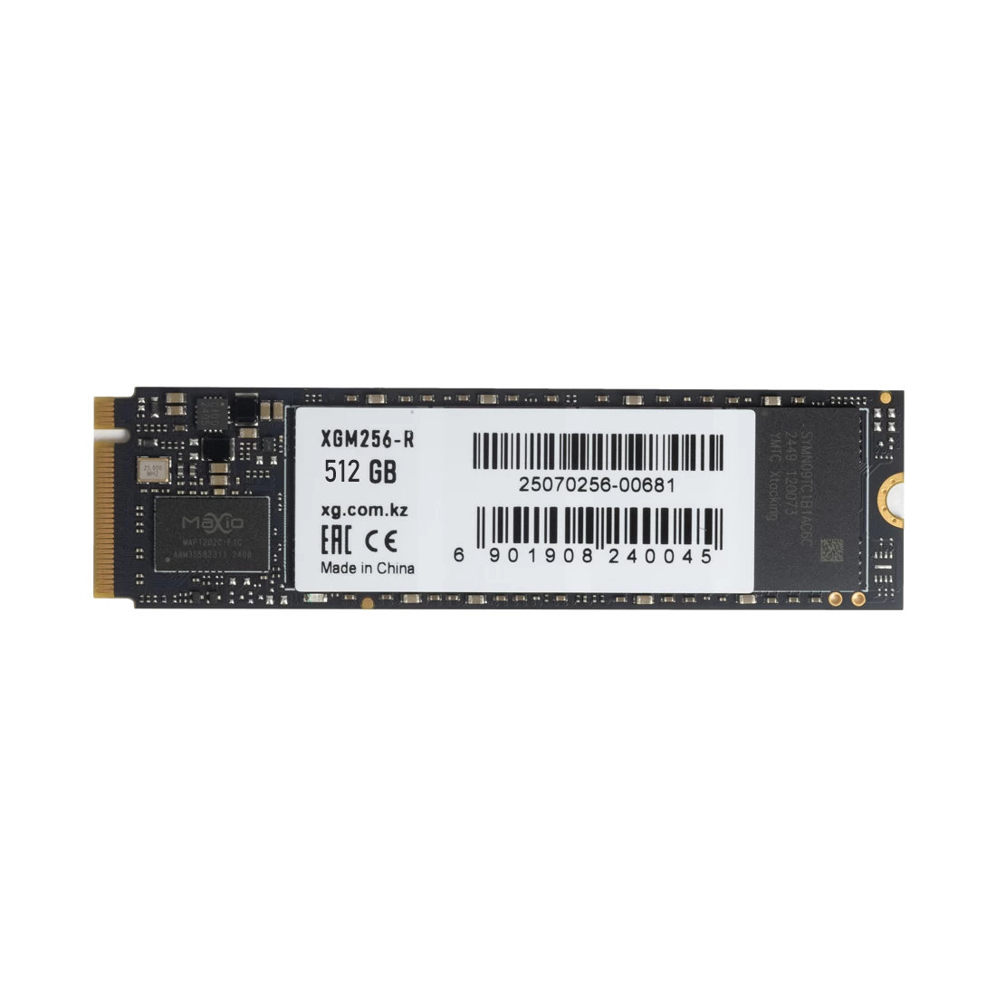 512 GB M.2 XG, XGM512-R, 512GB, M.2 NVMe PCIe 3.0x4, 3400/1900 Мб/с