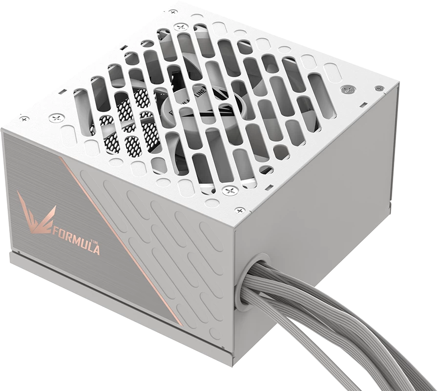 Блок питания, Formula V, FV-750WD, 750W, ATX 3.1, White, APFC, 20+4 pin, 4+4pin, 6*Sata, 2*Molex, PCI-E 6+2 pin, 1*(16Pin)12VHPWR, Вентилятор 12см, Ка