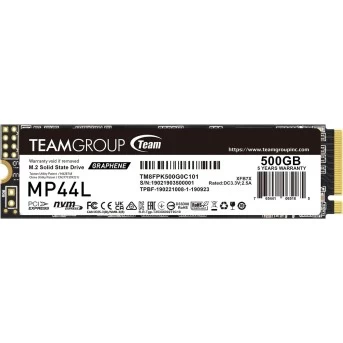 500 GB M.2 PCIe TeamGroup MP44L PCIe 4.0 R5000Mb/s, W2500MB/s TM8FPK500G0C101