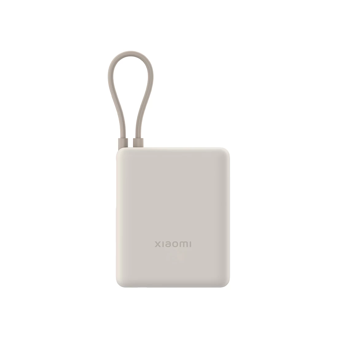 Портативный внешний аккумулятор, Xiaomi, 33W Power Bank 10000mAh (Integrated Cable) Tan GL, PB1033MI/BHR9333GL, Мощность 33 Вт, 80.9*65.9*26мм, Встрое