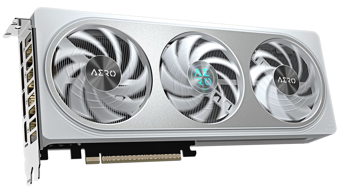 Видеокарта 16 Gb Gigabyte RTX 5060 Ti AERO OC 16G, 16Gb/128bit GDDR7, 1хHDMI+3xDP, PCIe5.0