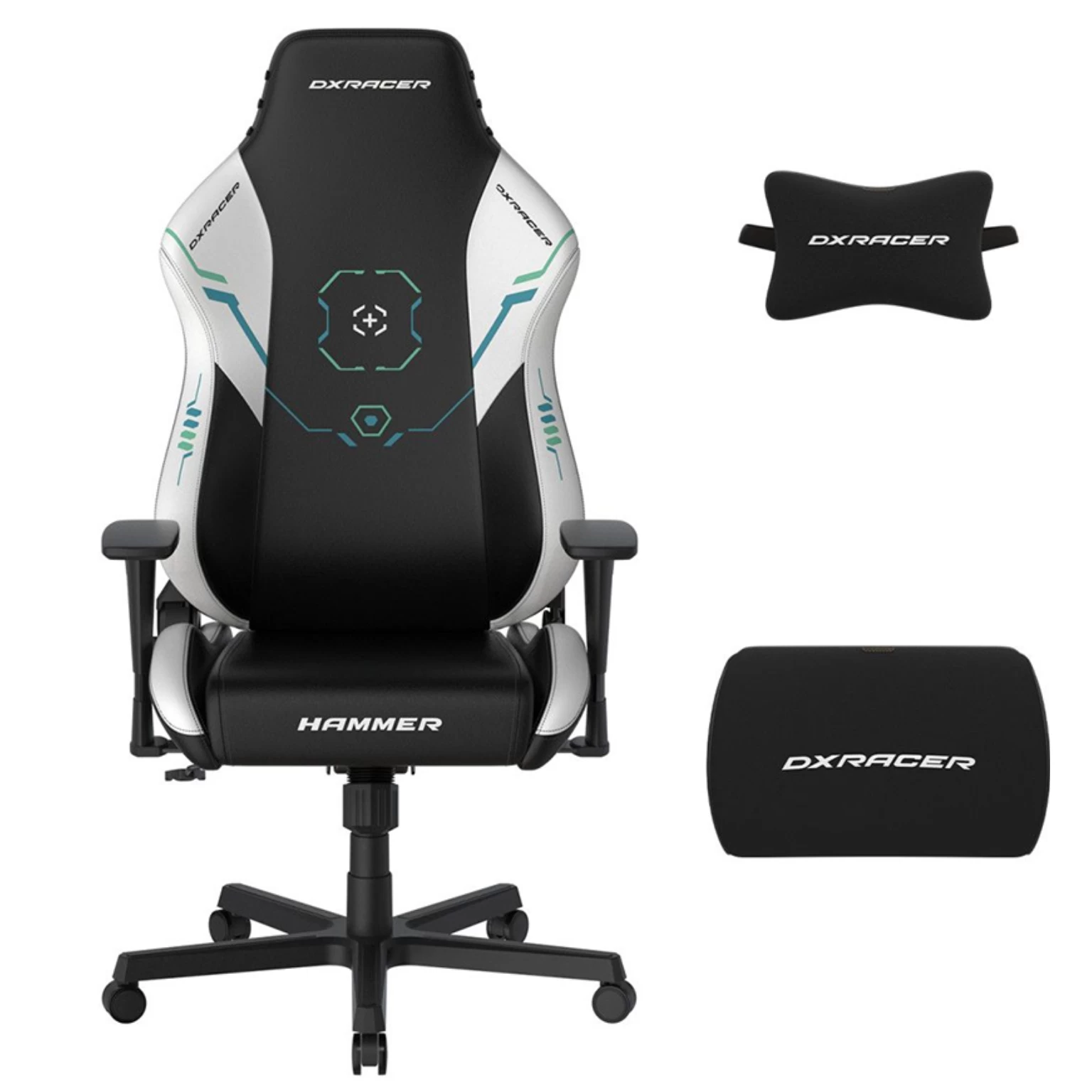 Игровое компьютерное кресло, DX Racer, GC/LHE23LTA/SITBETTERGAMELONGER, Hammer series, Рекомендуемый рост: до 190 см, Рекомендуемый вес: до 115 кг, Эк