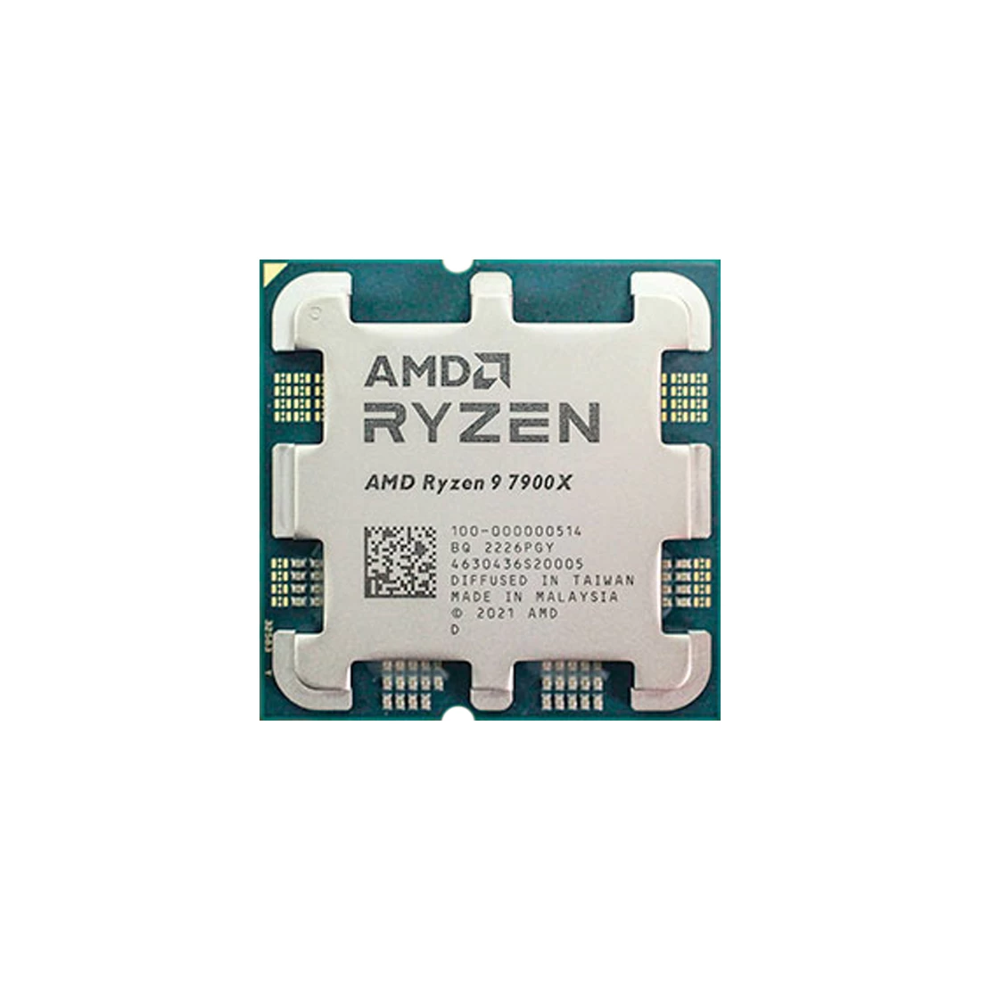 Процессор AMD AM5 Ryzen 9 7900X 4,7Гц (5,6ГГц Turbo) 12С/24T 64MB L3 170W-230W AM5 OEM 100-000000589