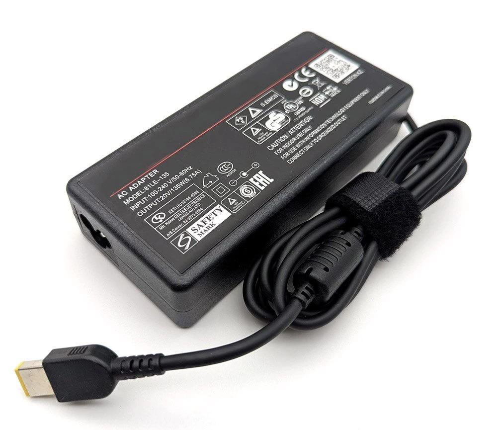 зарядное устройство Lenovo PA-1900-081, 20 В/ 170 Вт (8.5 А), прямоугольный разъем, Verton 43759