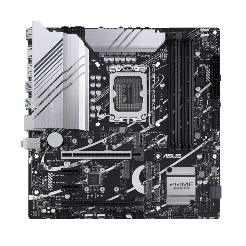 Мат.плата ASUS PRIME Z790M-PLUS, LGA1700 4xDDR5 4xSATA3 3xM.2 HDMI DP mATX