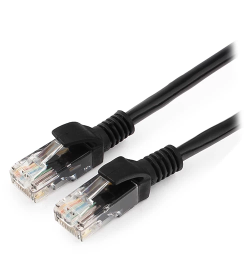 Патч-корд UTP Cablexpert PP12-20M/BK кат.5e, 20м, литой, многожильный (чёрный)
