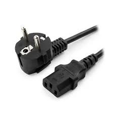 Кабель питания, Cablexpert PC-186-VDE-3M, 3м, Черный ,Cable power, Schuko - C13, black