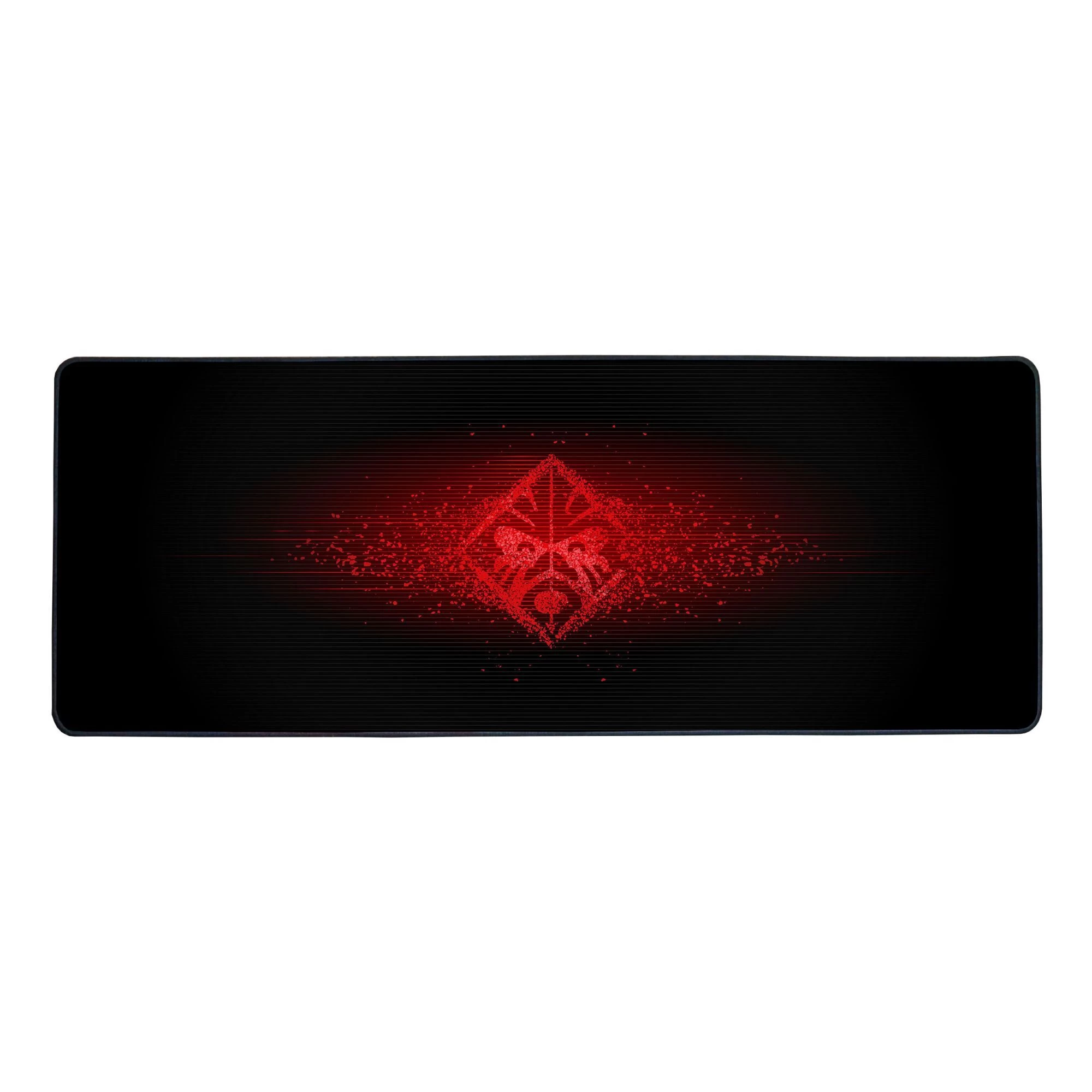 Коврик игровой длинный `HP Omen` 80x30x0.3см, оверлок