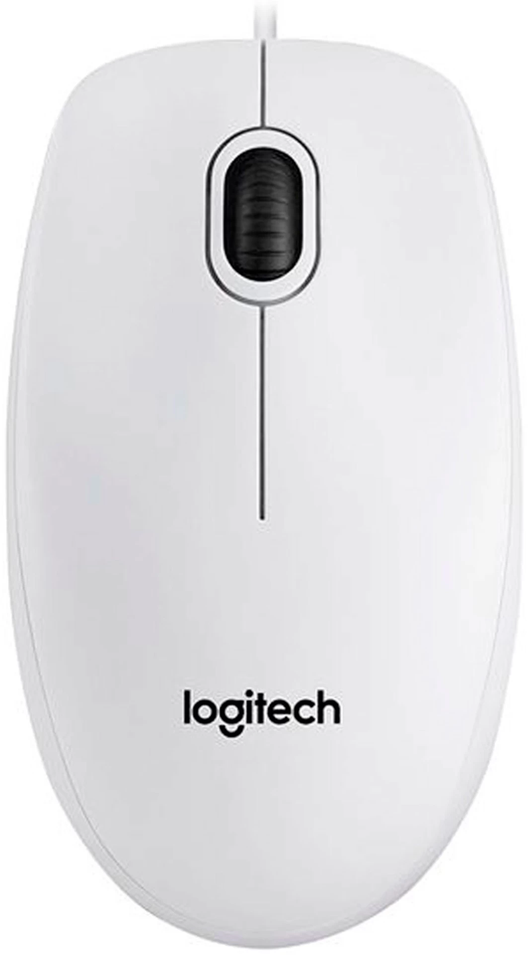 Мышь Logitech B100, USB ,Mouse optical, 2+1 buttons, white, [910-003360]