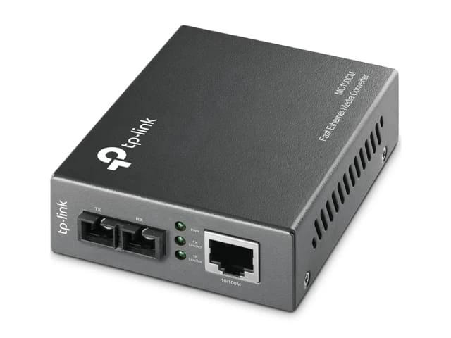 Медиаконвертер TP-Link MC100CM <10/100M RJ45 to 100M multi-mode SC fiber Converter, Full-duplex,up t