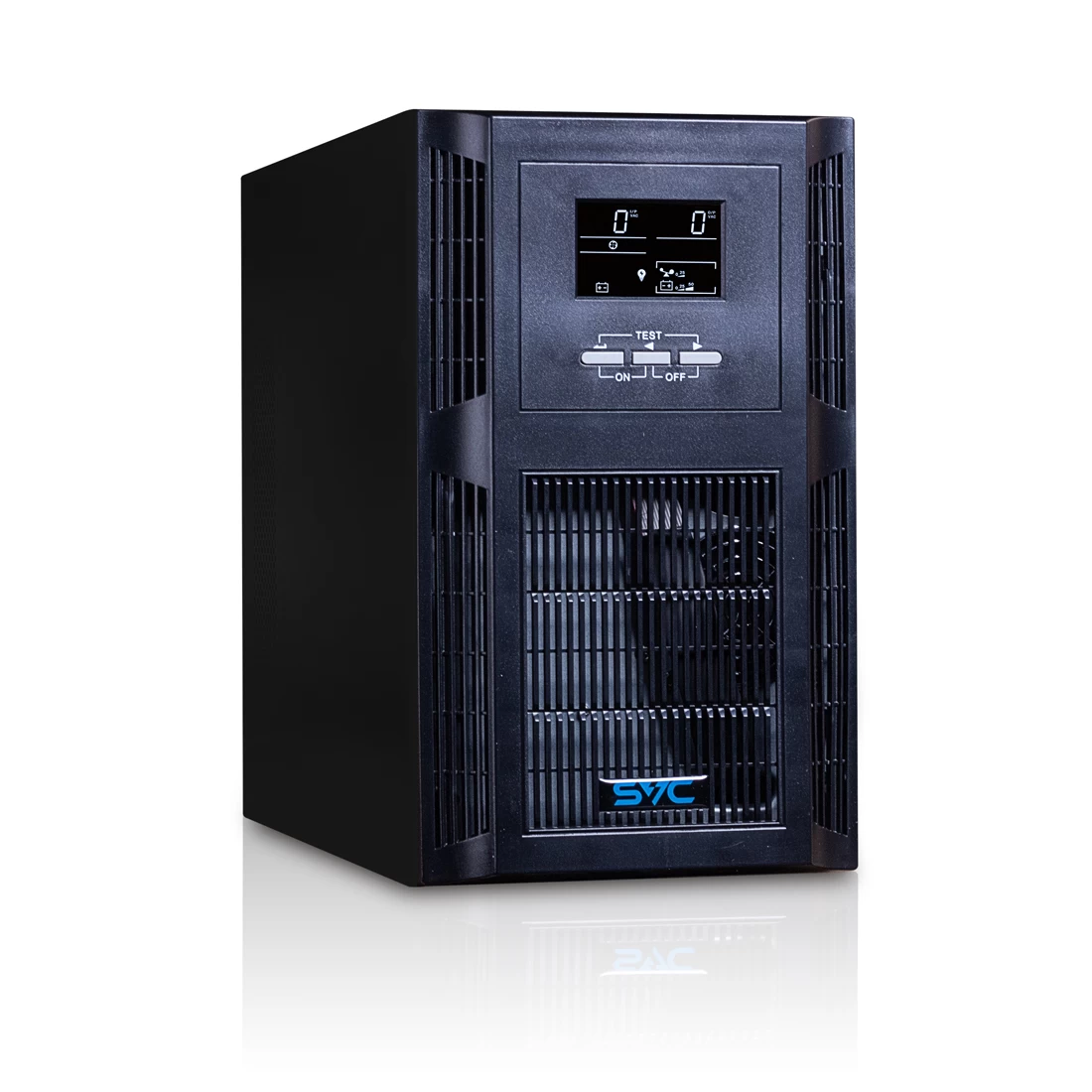 UPS, SVC, PT-2K-LCD, Мощность 2000ВА/2000Вт, PT-cерия, On-Line, LCD\Tel.line\RS-232, SMART, Диапазон