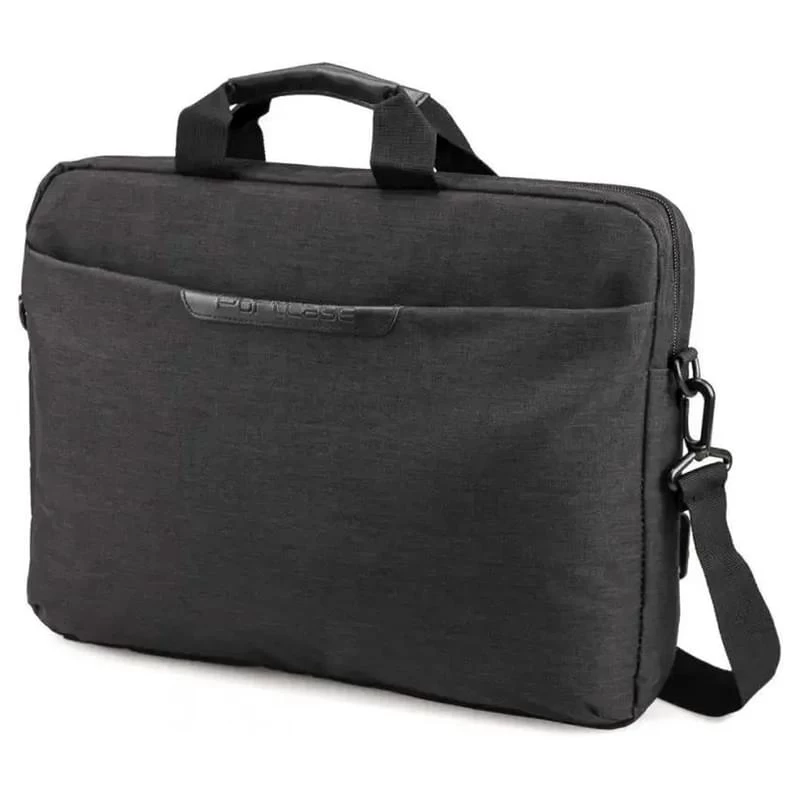 Сумка для ноутбука Portcase KCB-161Grey  Компьютерная  сумка для 15,6"