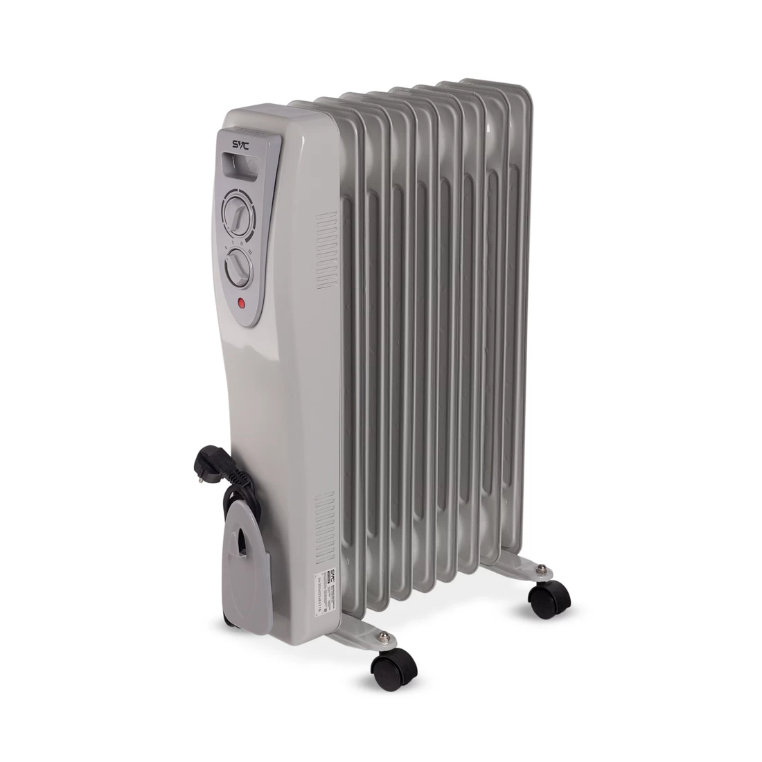 Масляный обогреватель, SVC, OH-2000-9, Мощность 2000Вт, Площадь обогрева: до 20м2, 9 секций, 3 режим