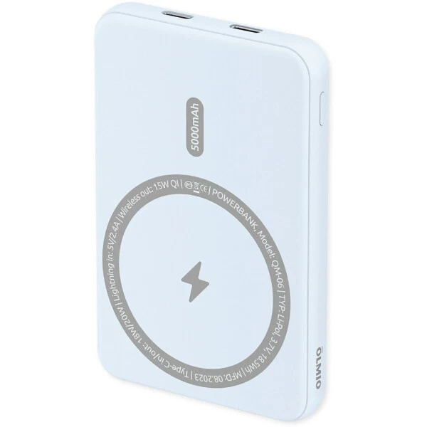 Зарядное устройство Power bank Olmio QM-06 5000mAh синий