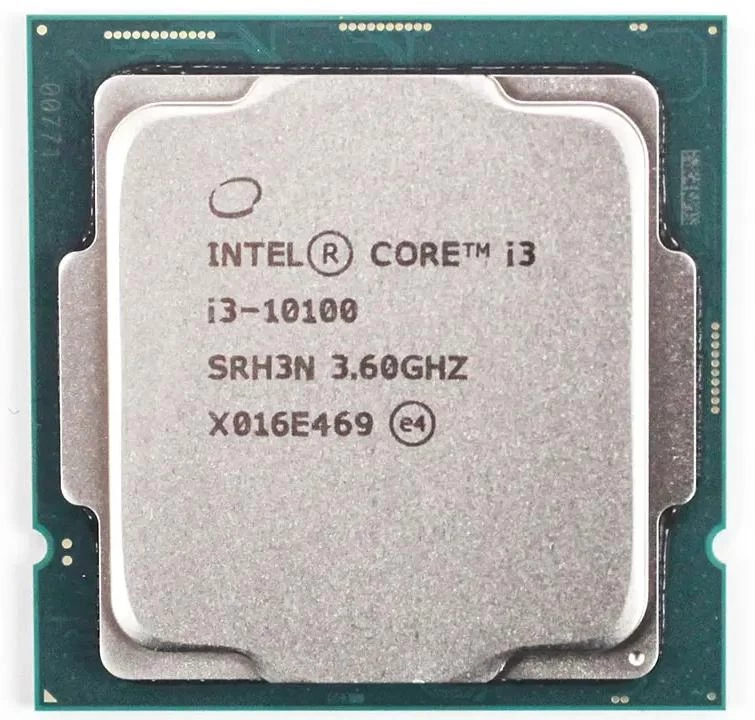Процессор S-1200 Intel Core i3-10100 3,6GHz (4,3GHz) 6Mb 4/8 Core Comet Lake  Intel® UHD 630 65W FCL