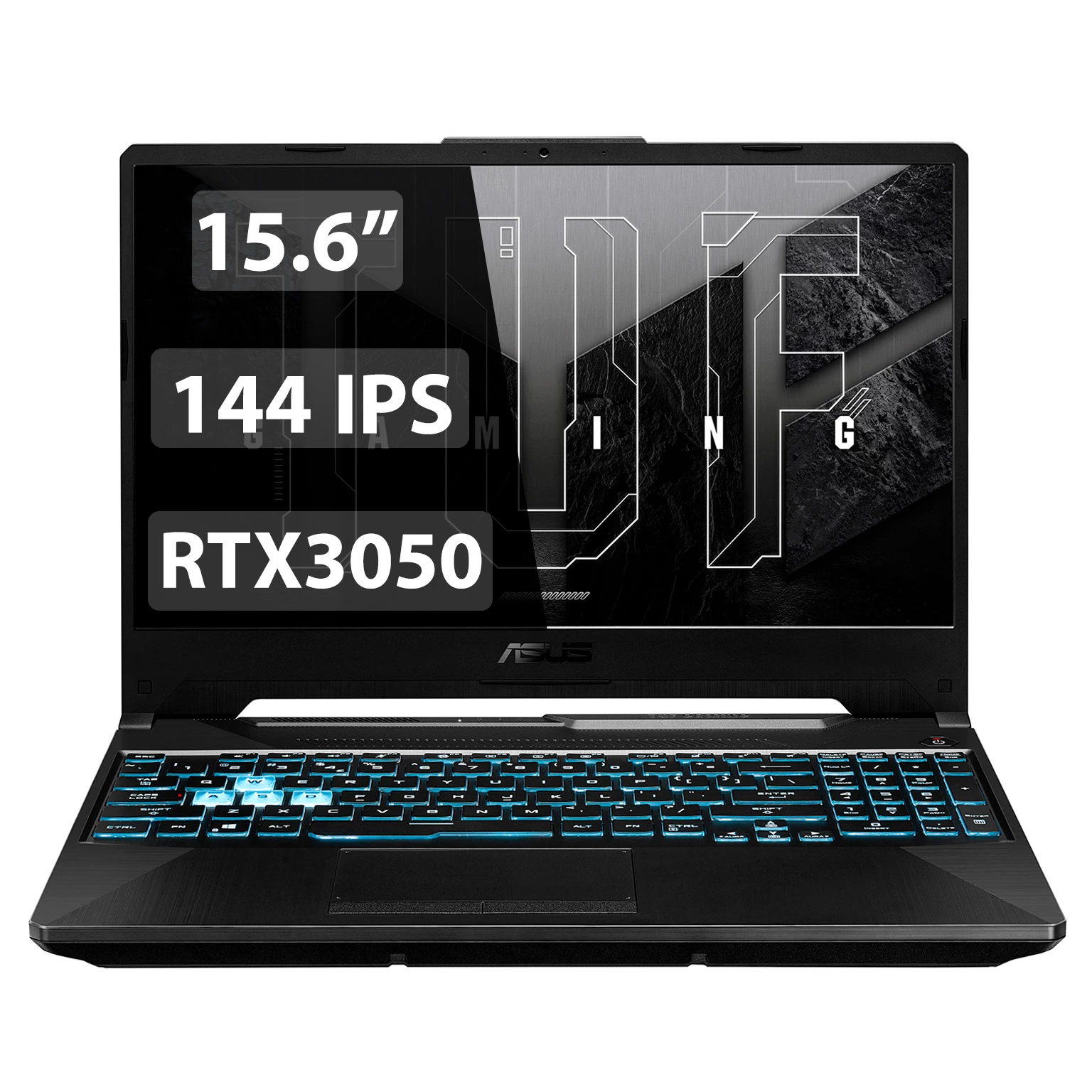 ASUS TUF Gaming A15/ FA506NCG-HN185/ Ryzen 7 7445HS/ 16 GB DDR5/ SSD 2 000 GB/ RTX 3050 4 GB/ 15.6 FHD 144Hz/ Dos/