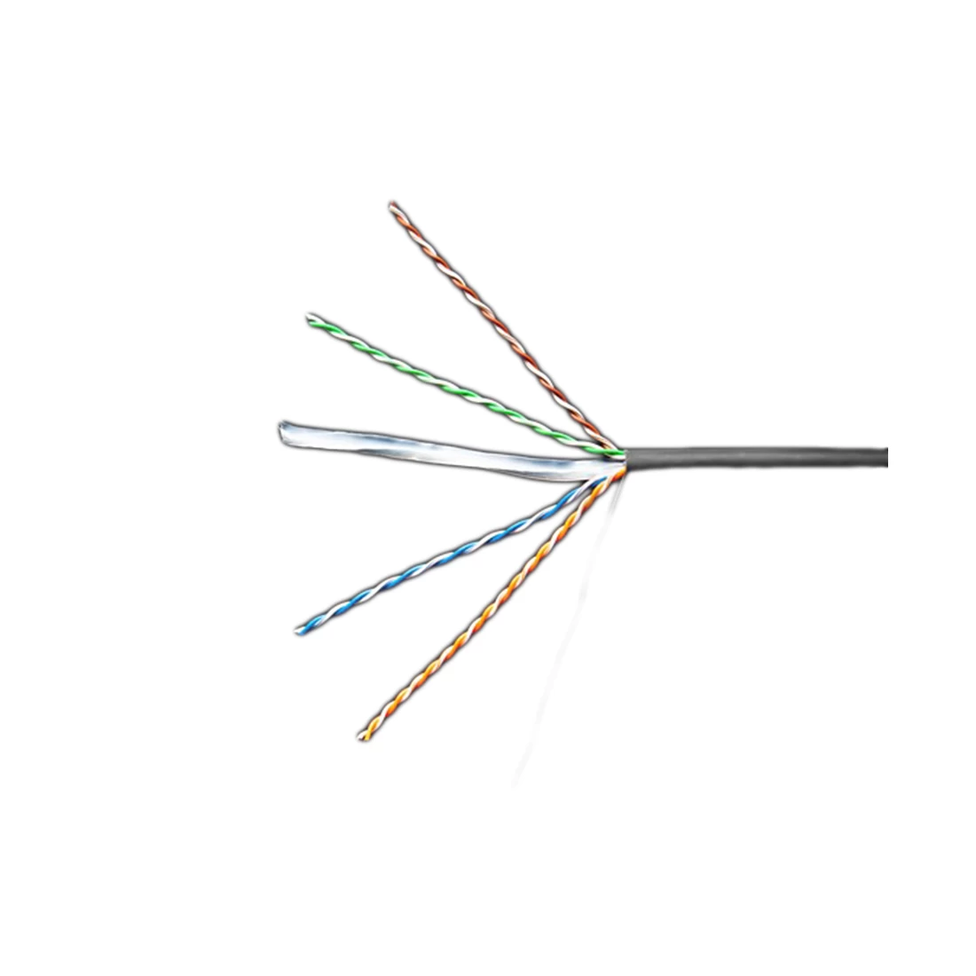 Кабель сетевой, SHIP, D165A-C, Cat,6, UTP, 4x2x1/0,574мм, PE, 305 м/б (Влагостойкий, Для наружных ра