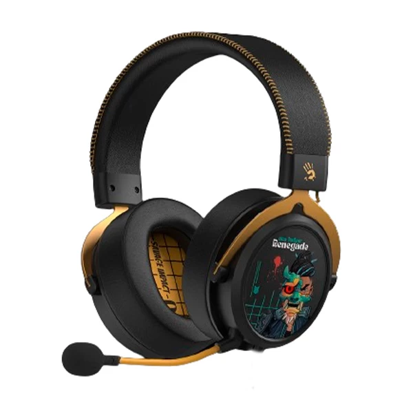 Наушники+микрофон игровые Bloody M595 Renegade Black Midnight SAVAGE