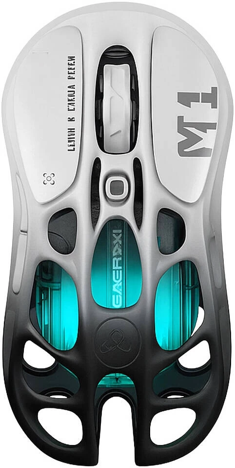 Мышь беспроводная/проводная GravaStar M1 PRO [GRAVASTAR M1 PRO_GBLK] серебро/ 26000 dpi/ Частота опроса:1000 Гц, 4000 Гц/ 650 IPS/ 6972448923101