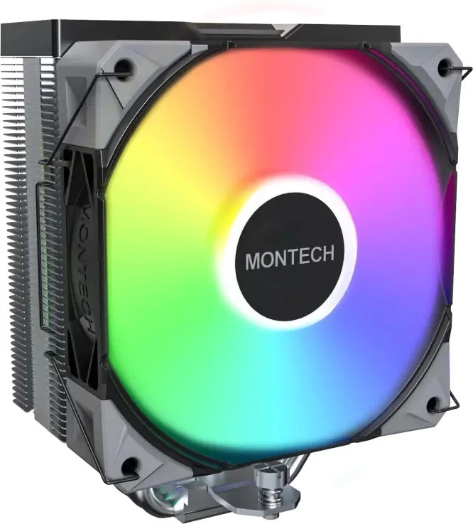 Вентилятор для процессора Montech NX400 ARGB (B) TDP 220W 4-pin 1851/1700/1200/115X/AM5/AM4 Black