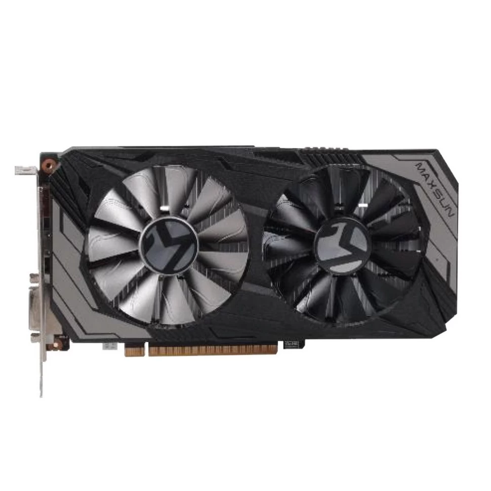 Видеокарта 4 Gb MaxSun MS-GTX1650 TR 4GD6, 1хHDMI+1xDVI+1xDP, 4GB GDDR6 128bit, PCIe
