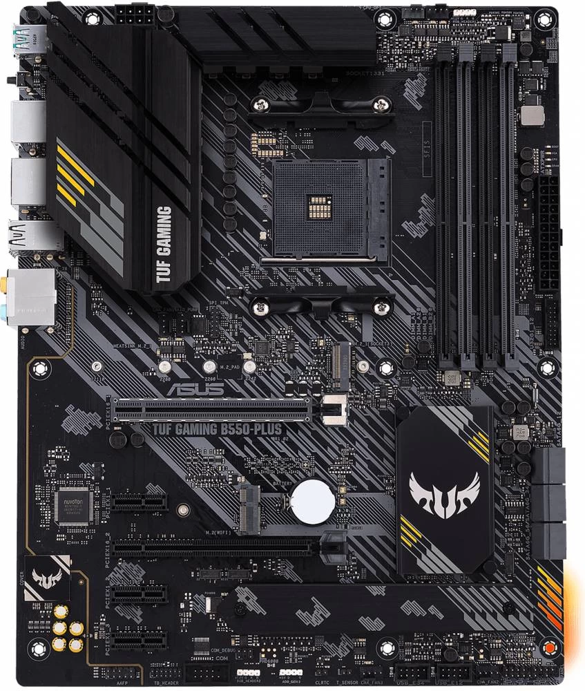 Мат.плата AMD ASUS TUF GAMING B550-PLUS AMD B550 AM4 4xDDR4 6xSATA3 RAID DP HDMI ATX Мат.плата AMD ASUS TUF GAMING B550-PLUS AMD B550 AM4 4xDDR4 6xSATA3 RAID DP HDMI ATX