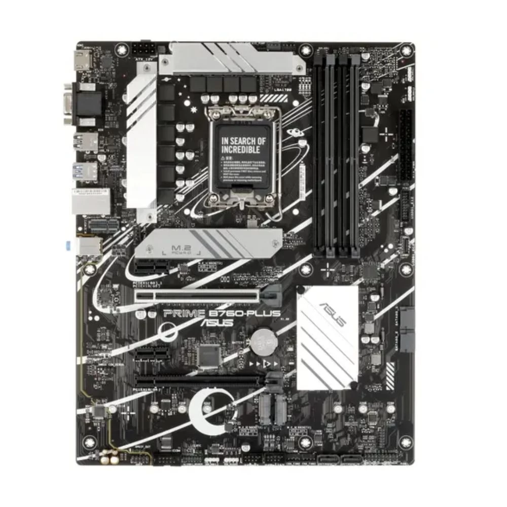 Мат.плата ASUS PRIME B760-PLUS, LGA1700 4xDDR5 4xSATA3 3xM.2 RAID VGA HDMI DP ATX
