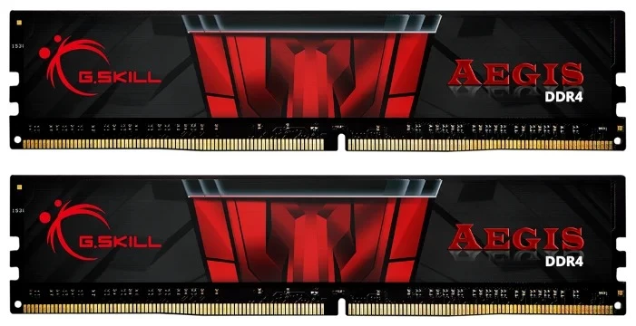 DDR4 G.SkilL 16 Gb KIT Aegis F4-3200C16D-16GIS DDR4, 16 GB ,DIMM kit <3200MHz> (2x8GB), 16-18-18-38