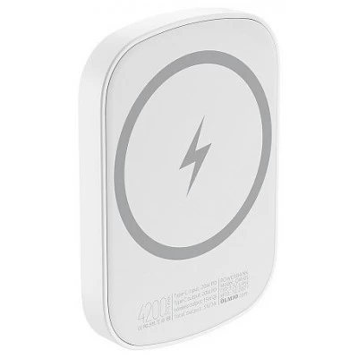 Зарядное устройство Power bank Olmio QM-05, 4200mAh wireless белый