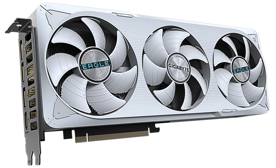 Видеокарта 12 Gb Gigabyte RTX5070 EAGLE OC ICE SFF 12G (GV-N5070EAGLEOC ICE-12GD) 4719331355777, GDDR7, 192bit, 1-HDMI, 3-DP, Windforce 3X Fan, 290*12