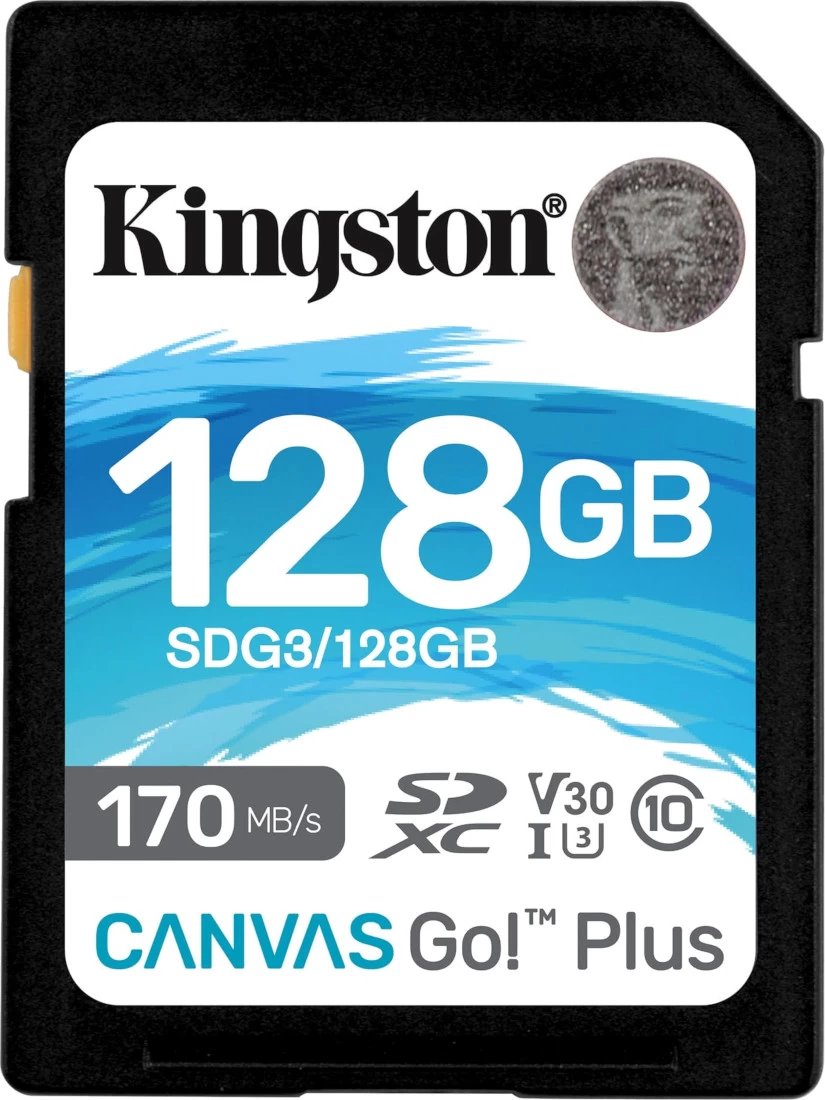 Карта памяти SD 128GB Class 10 U3 Kingston SDG4/128GB