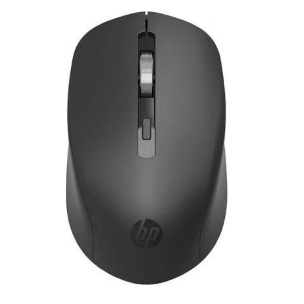 Мышь беспроводная HP, S1000, Оптическая, 1600dpi, Беcпроводная 2.4ГГц, 1 x AA, Кнопка питания "On" и "Off", 6 х 3 х 10 см, Черный