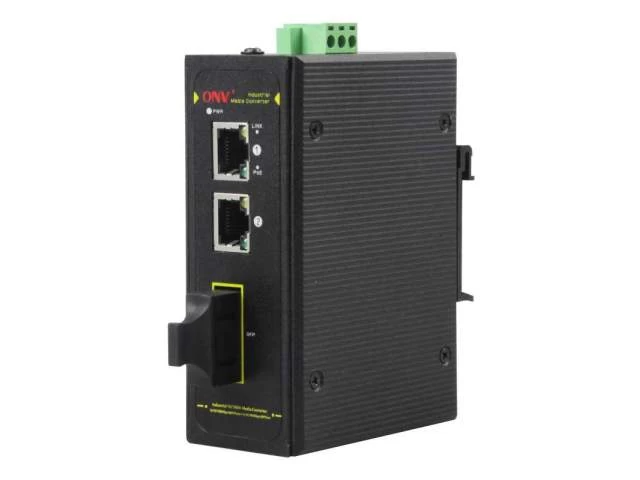 Коммутатор PoE индустриальный 2-портовый ONV IPS31032PS-S <2 порта 10/100Mbps PoE 802.3af/at (max 30