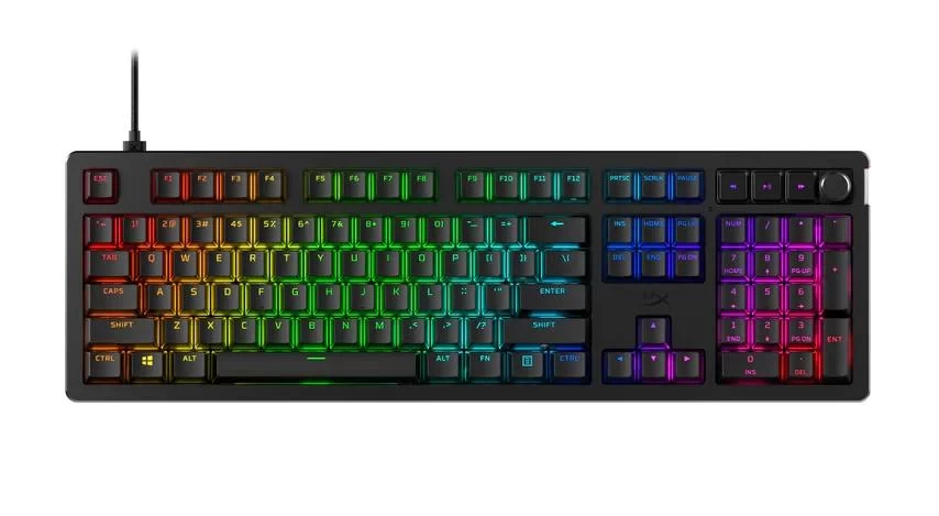 Клавиатура, HyperX, 7G7A3AA#ACB, Alloy Rise, Игровая, Механическая, HyperX Red switch, USB, Подсветка RGB, Размер: 455*142*49 мм., Анг/Рус, Чёрный Клавиатура, HyperX, 7G7A3AA#ACB, Alloy Rise, Игровая, Механическая, HyperX Red switch, USB, Подсветка RGB, Размер: 455*142*49 мм., Анг/Рус, Чёрный