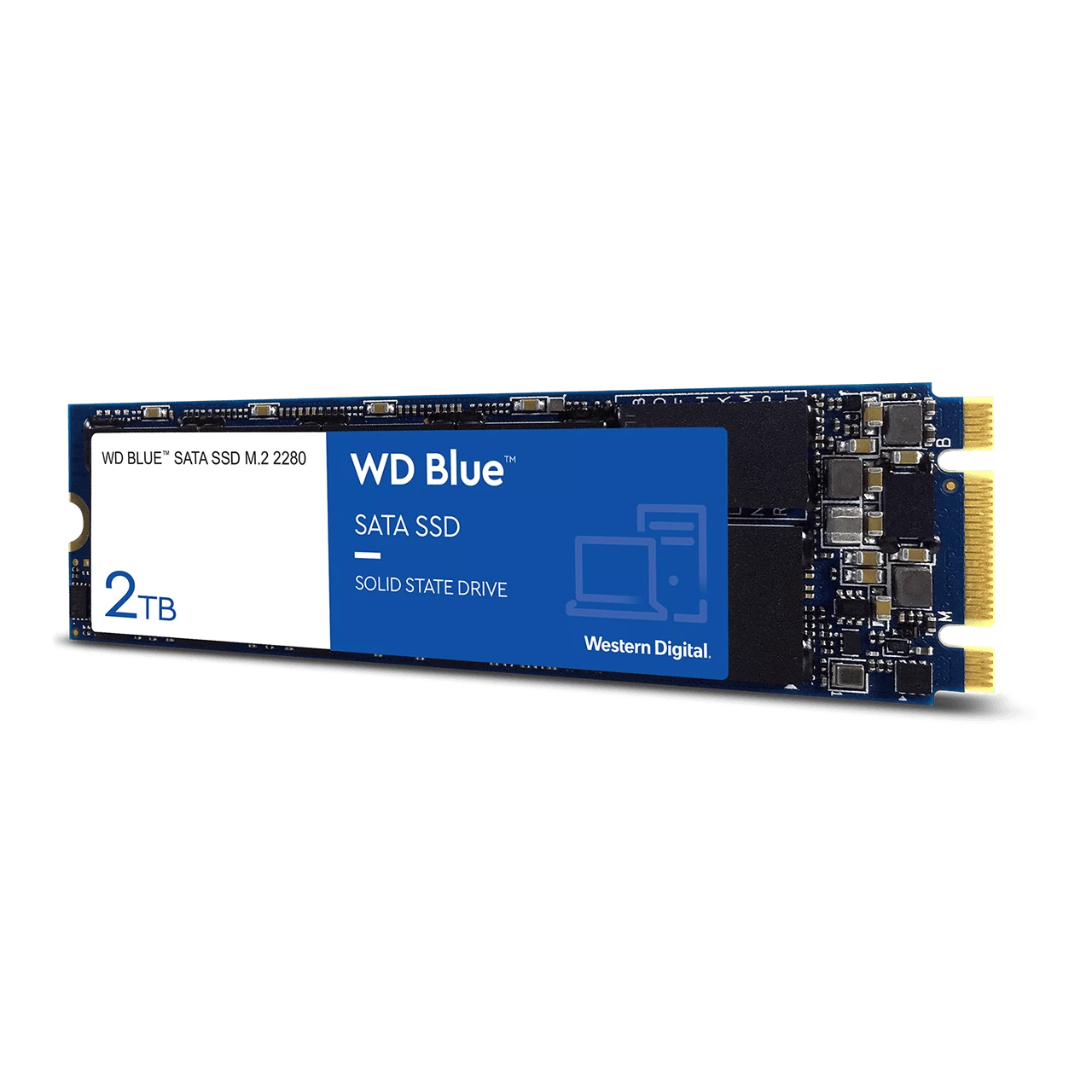 2 000 GB SSD WD BLUE SA510 3D NAND M.2 SATA R560Mb/s W520MB/s WDS200T3B0B