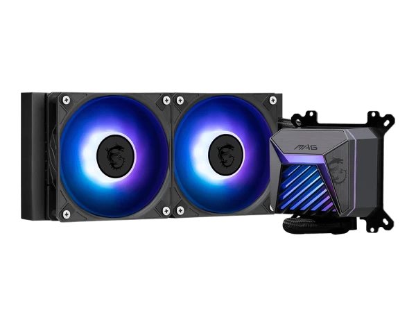 Водяное охлаждение для CPU MAG CORELIQUID A15 240 Socket Intel/AMD, ARGB, Fan 2x120см Черный