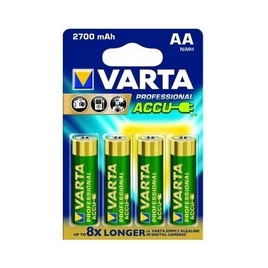 Аккумулятор, VARTA, R2U (HR6), AA, 1.2 V, 2700 мАч, 4 шт., Блистер