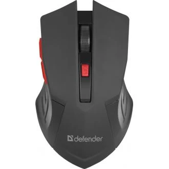 Мышь беспроводная Defender Accura MM-275 черный-красный Мышь беспроводная Defender Accura MM-275 черный-красный