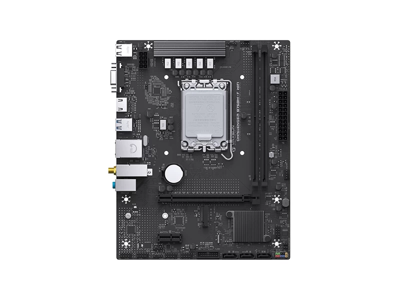 Мат.плата MaxSun Challenger B760M-F WIFI ,MB Socket1700, MATX, iB760 (VGA+HDMI), 2DDR4, PCIx16, PCIx1