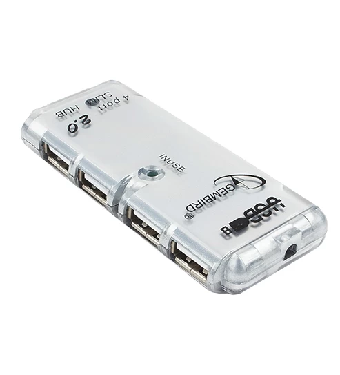 Расширитель USB Gembird UHB-C244 ,Hub 4 port, USB 2.0, silver