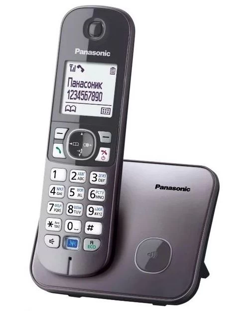 Радиотелефон PANASONIC KX-TG6811 (RUM) Серый металлик